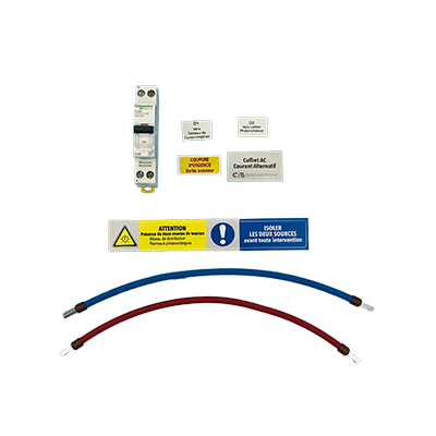 KIT DISJONCTEUR 40A MONO