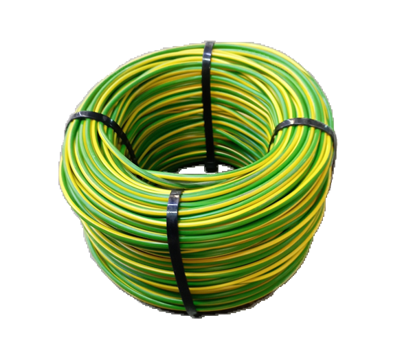 CABLE VERT/JAUNE 6MM² - 100M