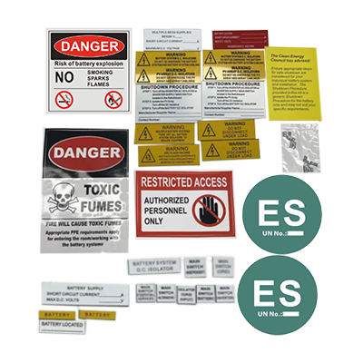 Battery LABELKIT