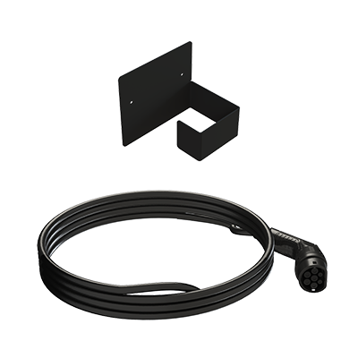 EV DUAL BASE 2x TYPE 2 CABLE + HOLDER