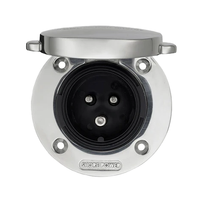 VICTRON POWER INLET 32A WITH COVER