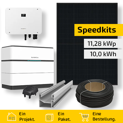 Speedkit 11,28 kWp / 10,0 kWh