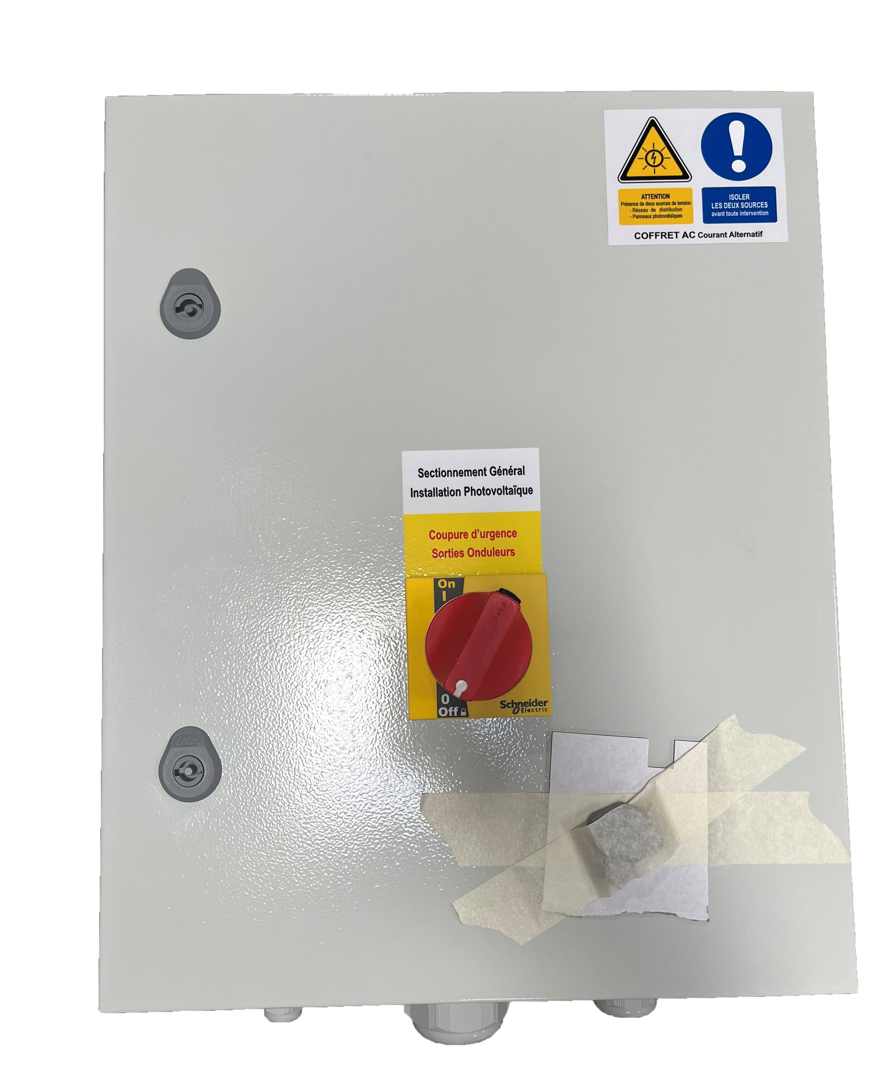 COFFRET AC TRIPHASE, 1 ONDULEUR 39kVA MAX