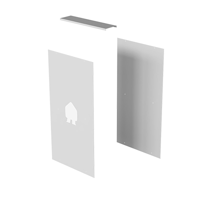 EV DUAL BASE PLATE KIT WHITE