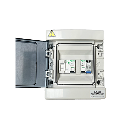 COFFRET AC MONOPHASE, 1 BORNE VE 7KW