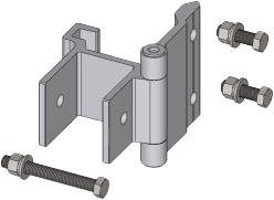 PV-ezRack SolarTerrace II Post Brace