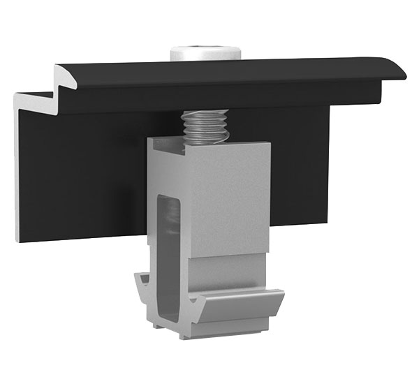 K2 Systems EC SET DOMECLAMP BLACK UNIVERSAL