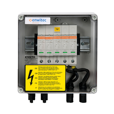 Surge protection box 2 MPPT, type 1+2