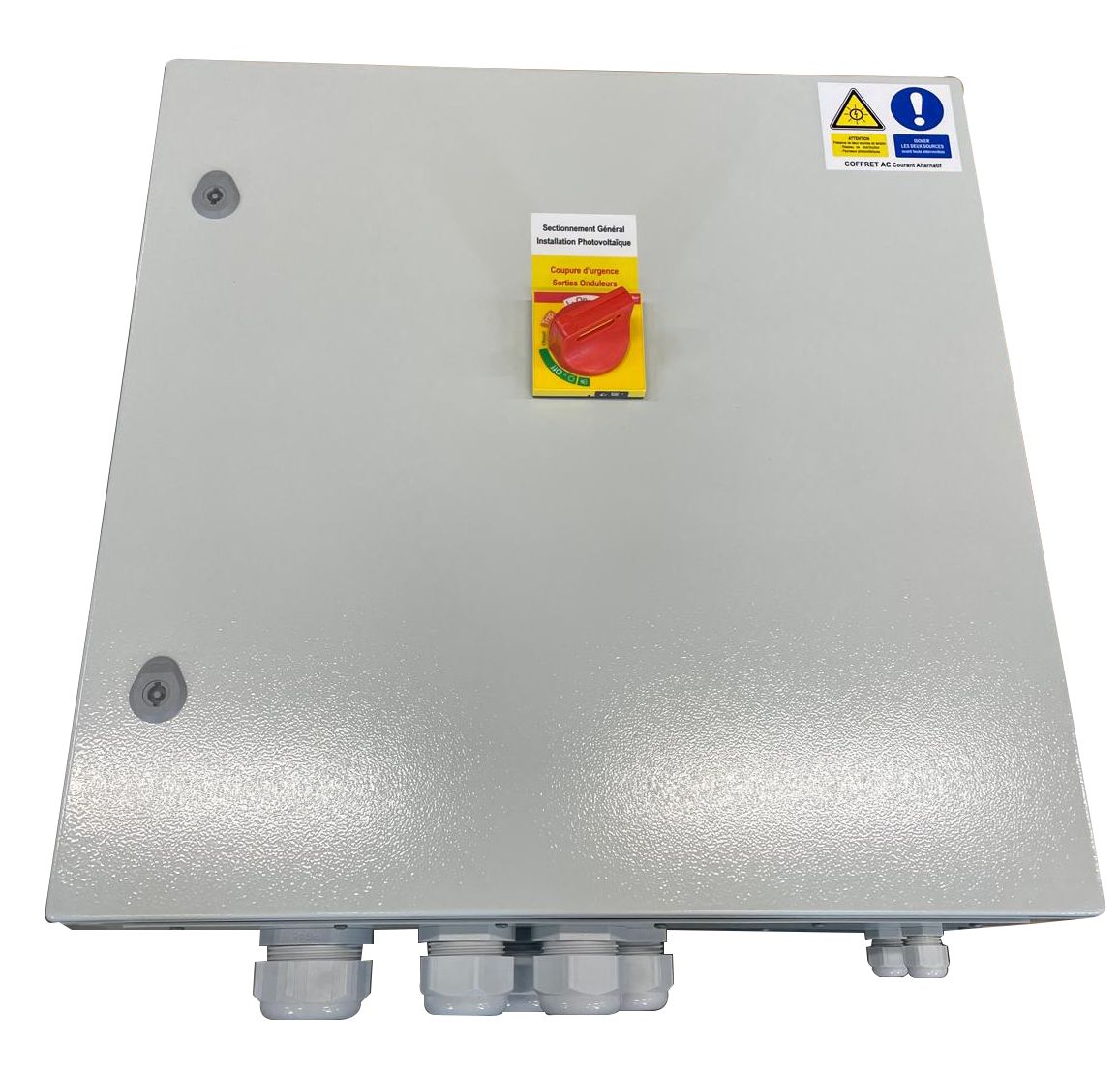 COFFRET AC TRIPHASÉ, 2 ONDULEURS 50KVA MAX