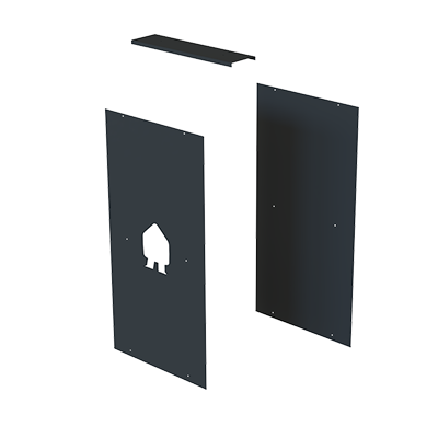 EV DUAL BASE PLATE KIT BLACK