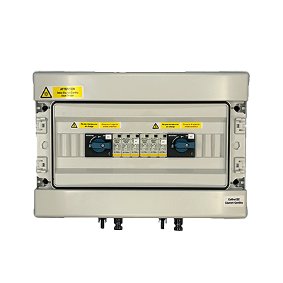 COFFRET DC DOUBLE 2X"25A/1000V 1 STRING"