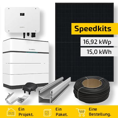 Speedkit 16,92 kWp / 15,0 kWh