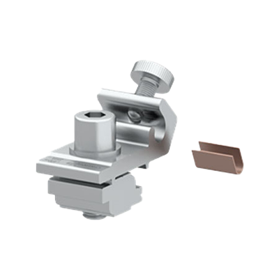 PV-ezRack Grounding Lug, U-shape Copper channel PV-ezRack Grounding Lug, U-shape Copper channel