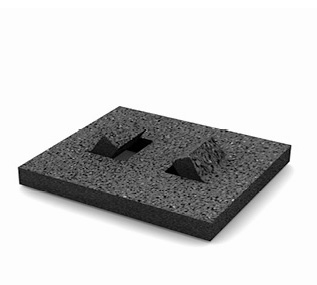 K2 Systems AC BSM ALU 160x180x18mm WINGS
