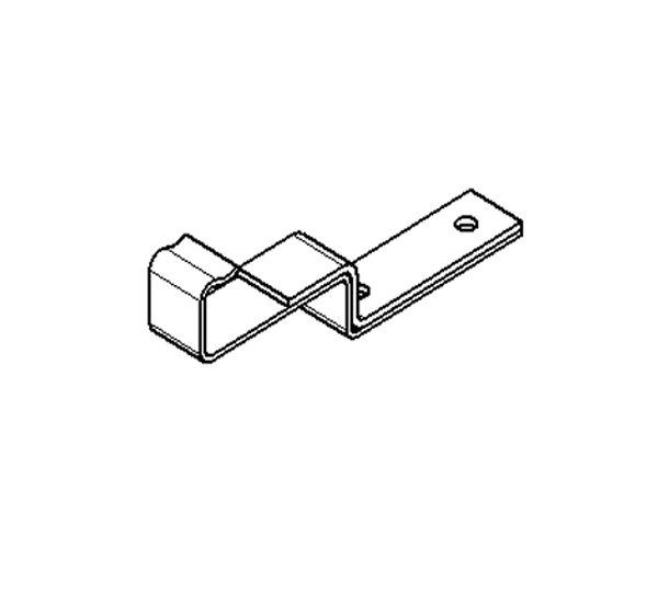 Etrier de montage profil noir Solrif XL/N