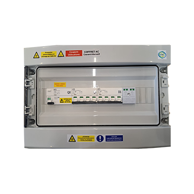 COFFRET AC TRIPHASE, 1 ONDULEUR 20KVA MAX